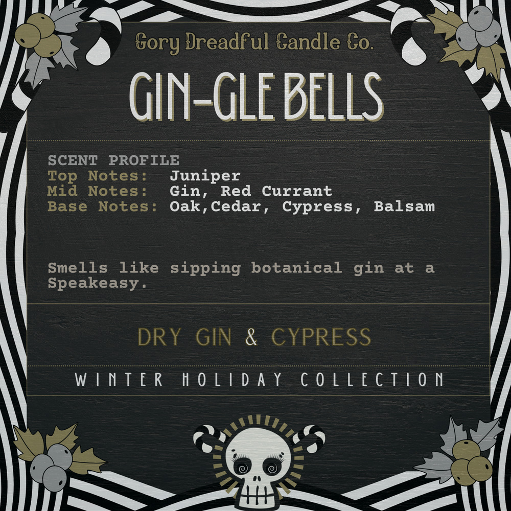 Gin-gle Bells Sizzling Room Salt Crystal Potpourri: Dry Gin & Cypress Scent - Picture 2 of 9